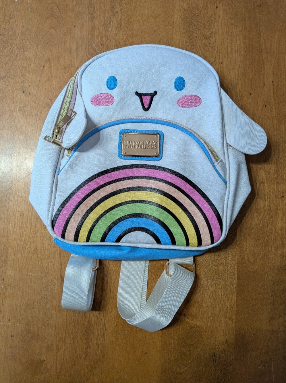 $3/12 Hello Kitty and Friends Rainbow Backpack - White with Pastel Accents